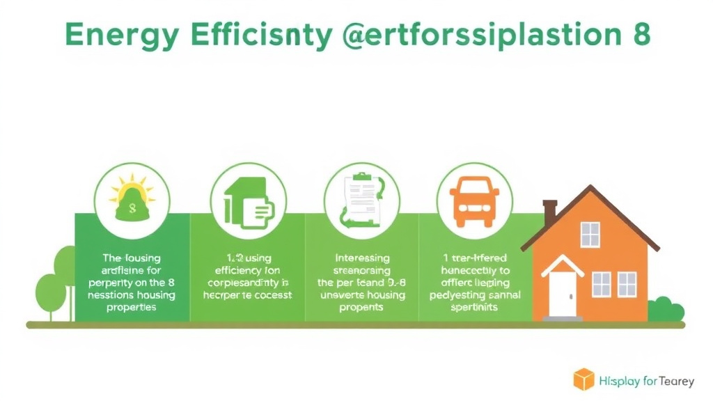 Visual guide for practical steps in energy efficiency for section 8 properties