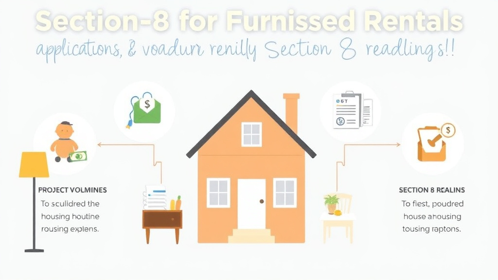 Visual guide for practical steps in section 8 for furnished rentals