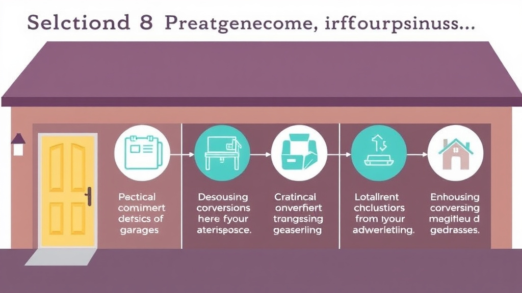 Practical workflow diagram for section 8 for Garage Conversions