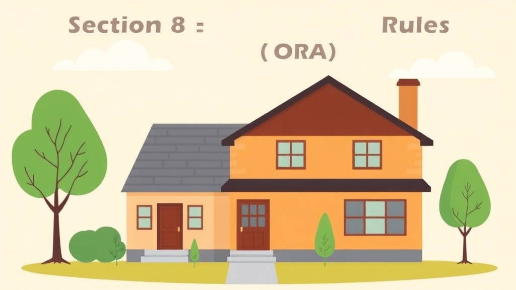 Visual overview of section 8 and HOA Rules with key concepts highlighted