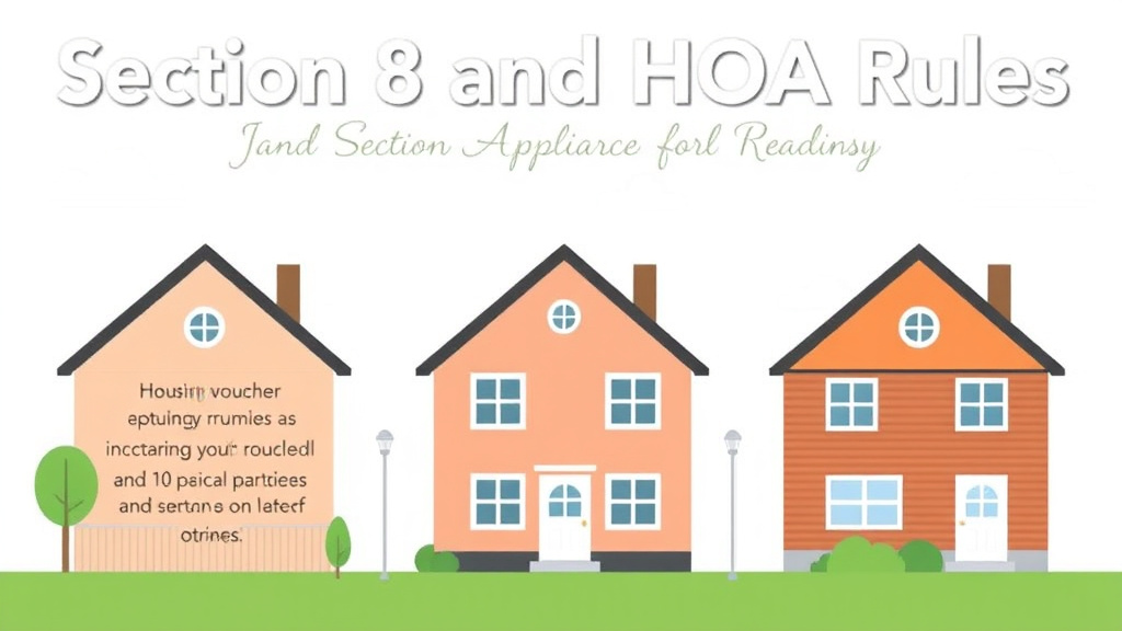Step-by-step visual guide for implementing section 8 and HOA Rules