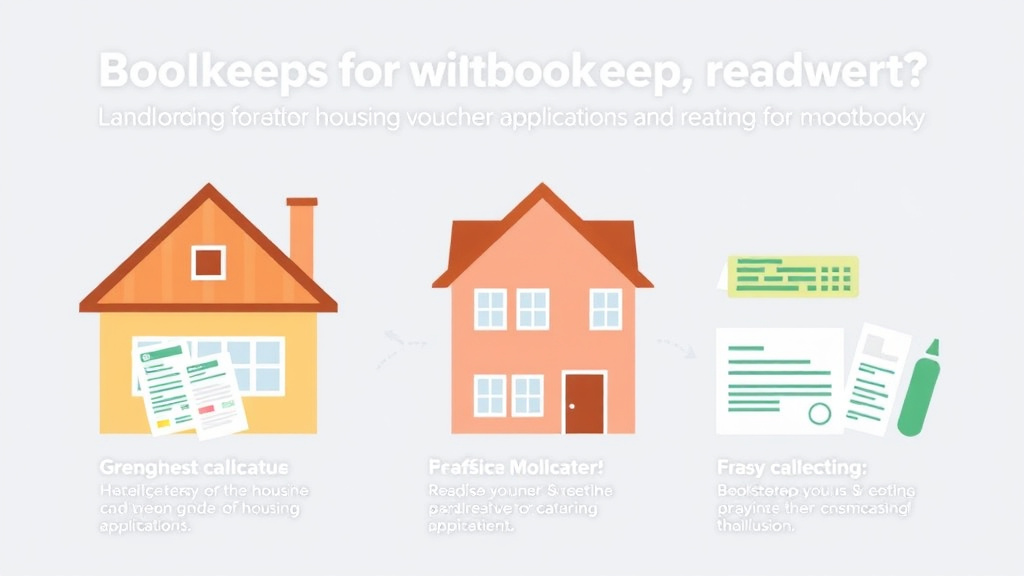 Visual guide for practical steps in bookkeeping for section 8 landlords