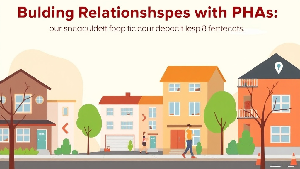 Clear illustration of building Relationships with PHAs with supporting details