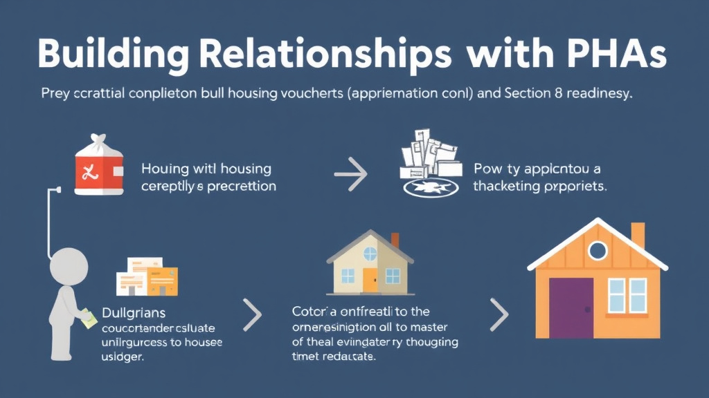 Step-by-step visual guide for implementing building Relationships with PHAs