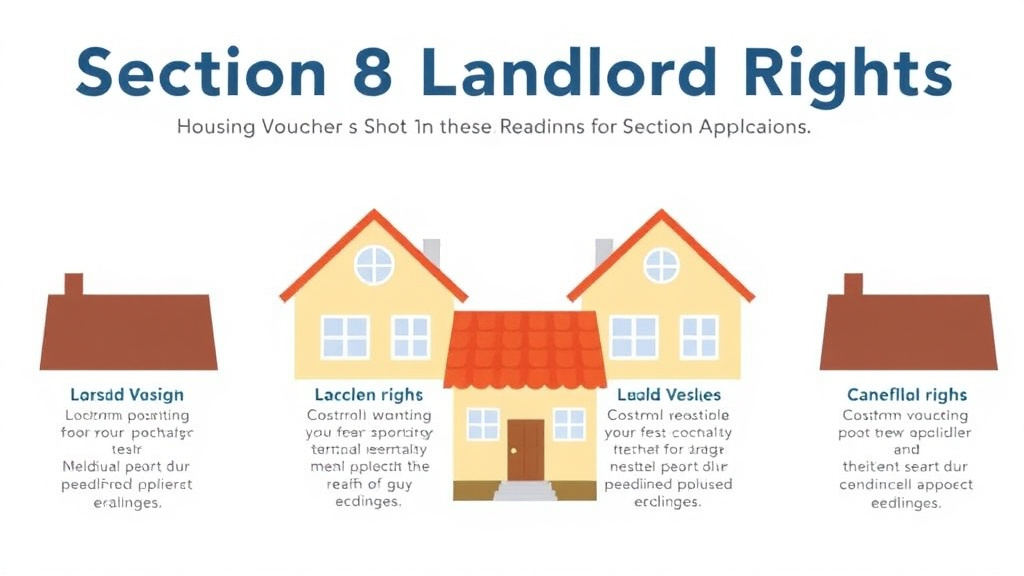 Visual guide for practical steps in section 8 landlord rights