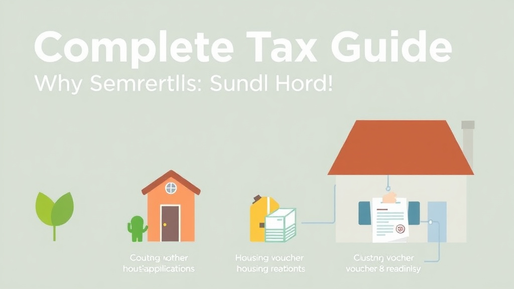 Visual guide for practical steps in complete tax guide for section 8 landlords