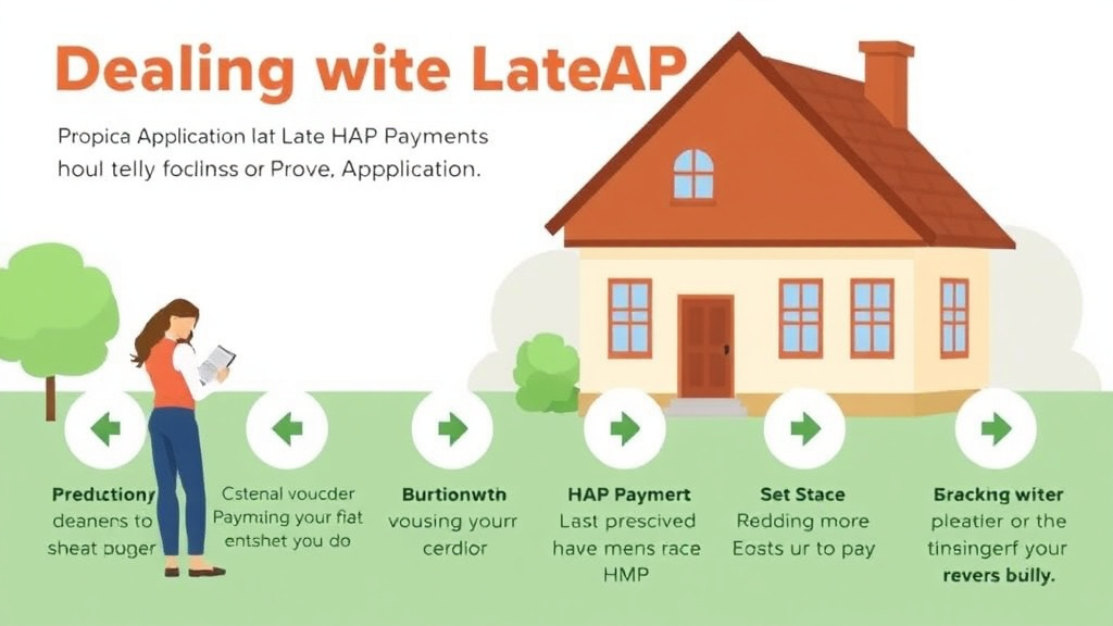 Practical checklist visual for dealing with Late HAP Payments