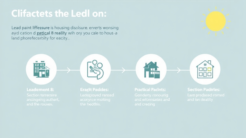 Visual guide for practical steps in lead paint disclosure for section 8