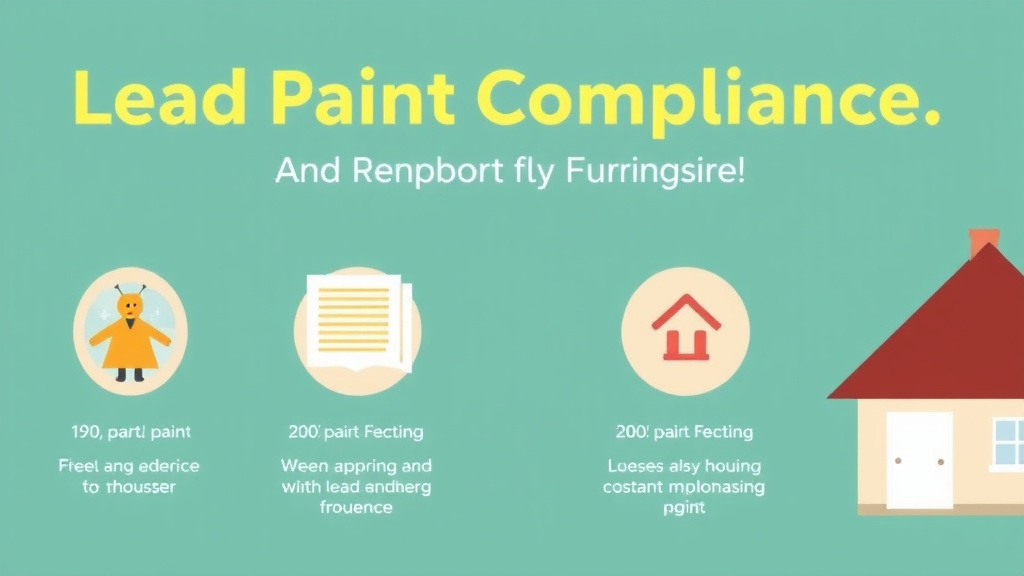 Visual guide for practical steps in lead paint compliance for section 8 landlords