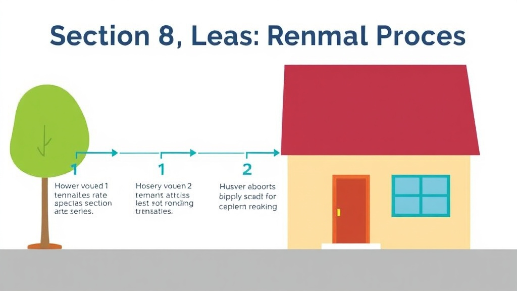Visual guide for practical steps in section 8 lease renewal process