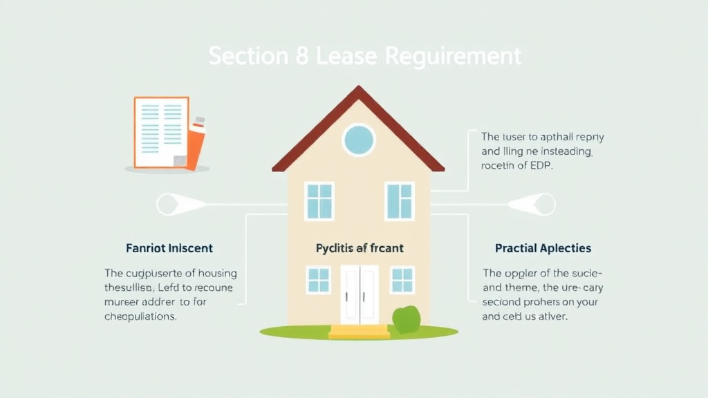 Visual guide for practical steps in section 8 lease requirements