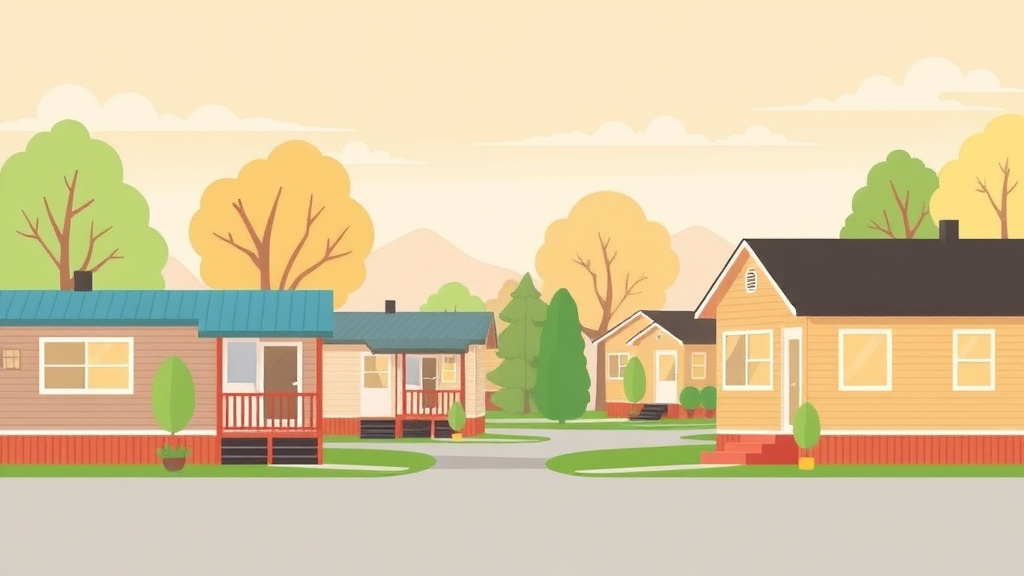 Illustration showing key concepts related to section 8 for mobile home parks