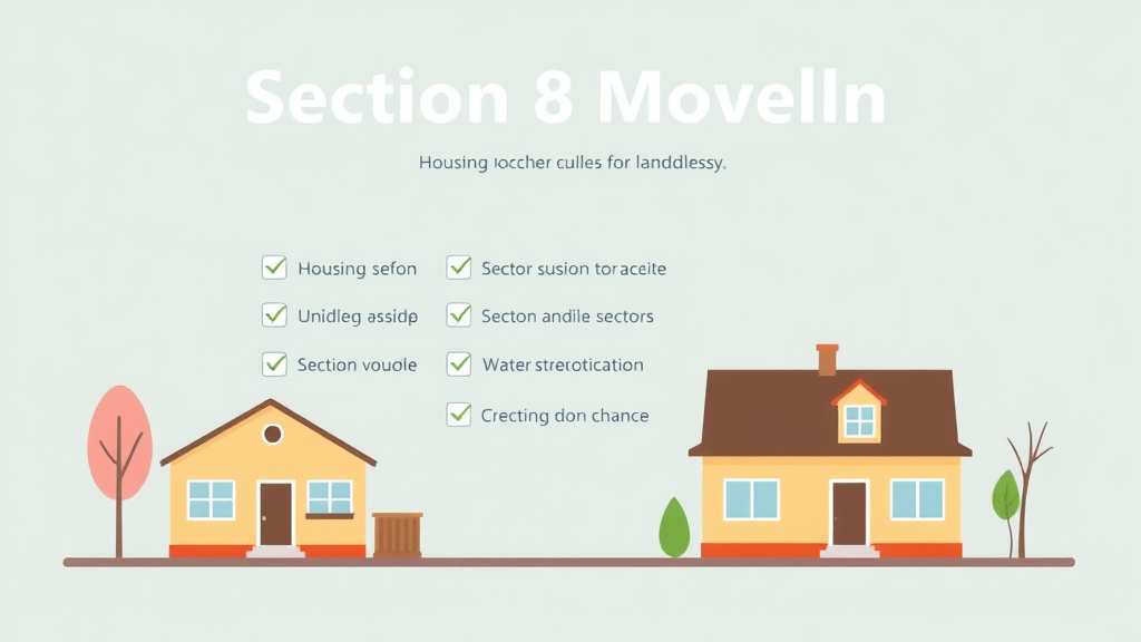 Illustration showing key concepts related to section 8 move-in checklist for landlords