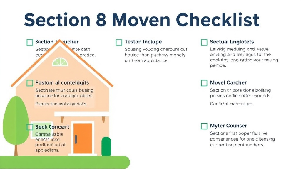 Visual guide for practical steps in section 8 move-in checklist for landlords