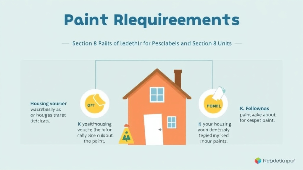 Real-world application diagram for paint Requirements for Section 8 Units