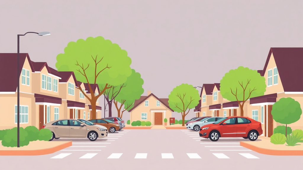 Illustration showing key concepts related to parking policies for section 8 properties