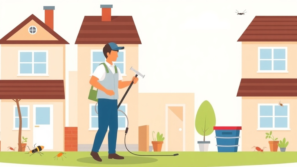 Illustration showing key concepts related to pest control for section 8 landlords