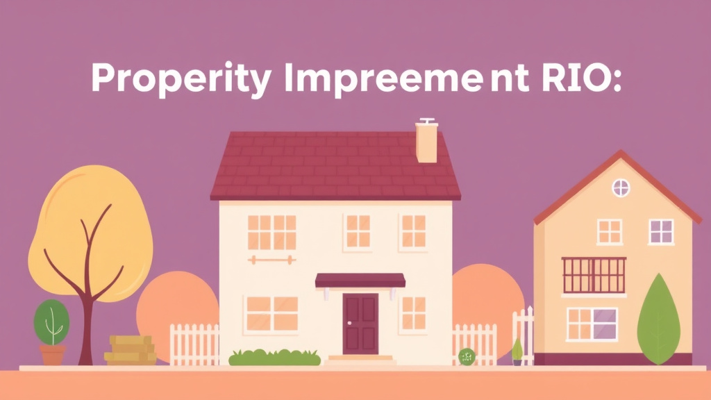 Illustration showing key concepts related to property improvement roi for section 8