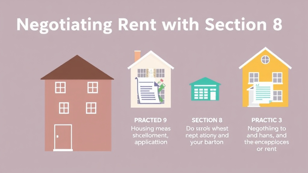 Step-by-step visual guide for implementing negotiating Rent with Section 8