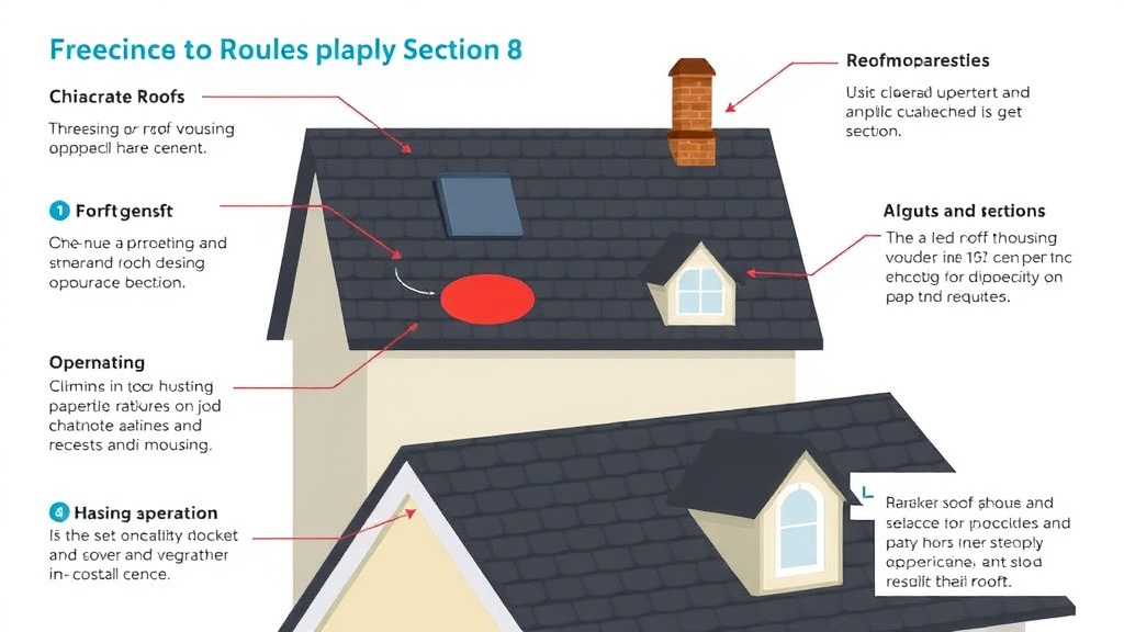 Visual guide for practical steps in roof replacement for section 8 properties