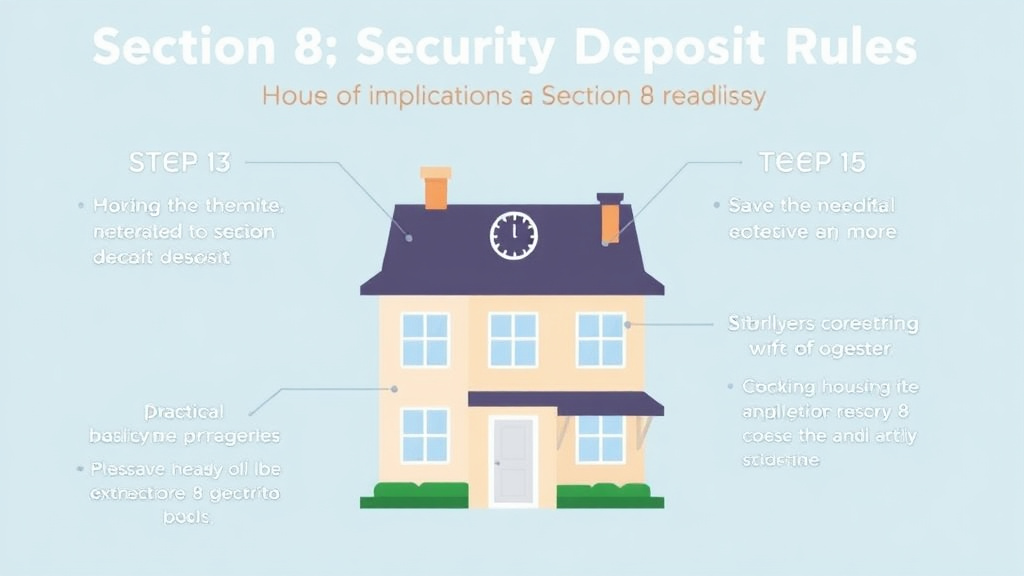 Real-world application diagram for section 8 Security Deposit Rules