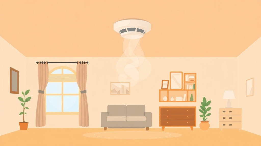 Illustration showing key concepts related to smoke detector requirements for section 8