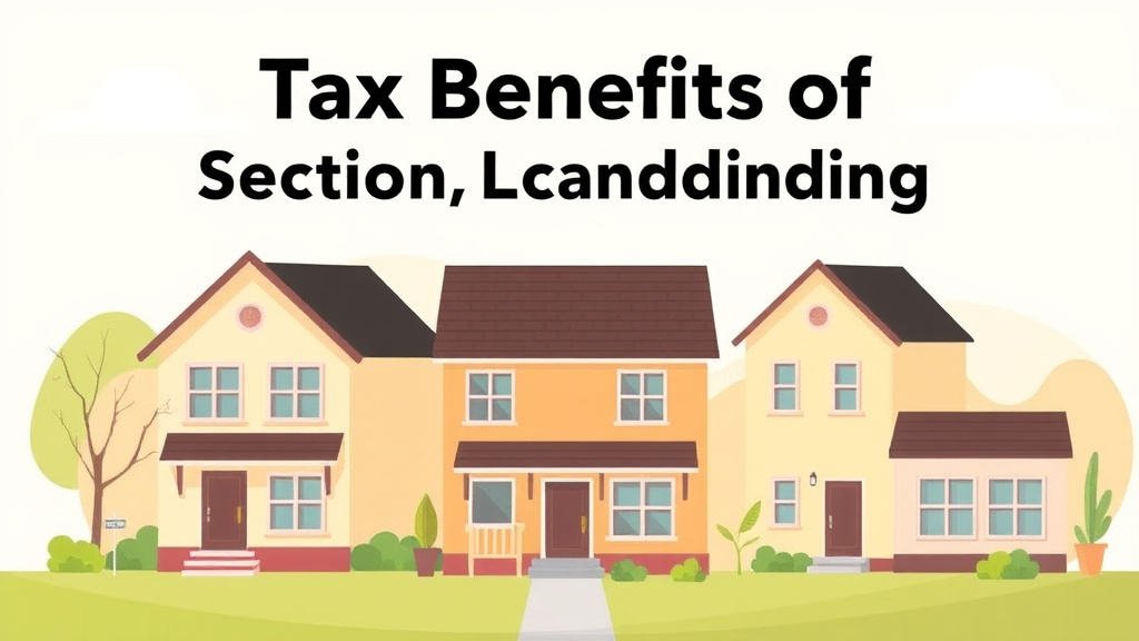 Illustration showing key concepts related to tax benefits of section 8 landlording