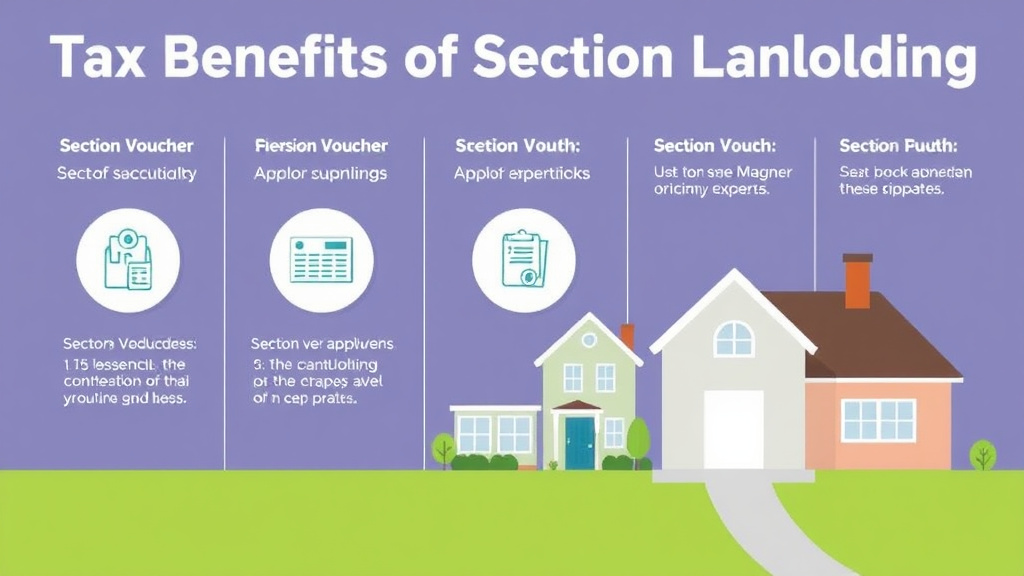 Visual guide for practical steps in tax benefits of section 8 landlording
