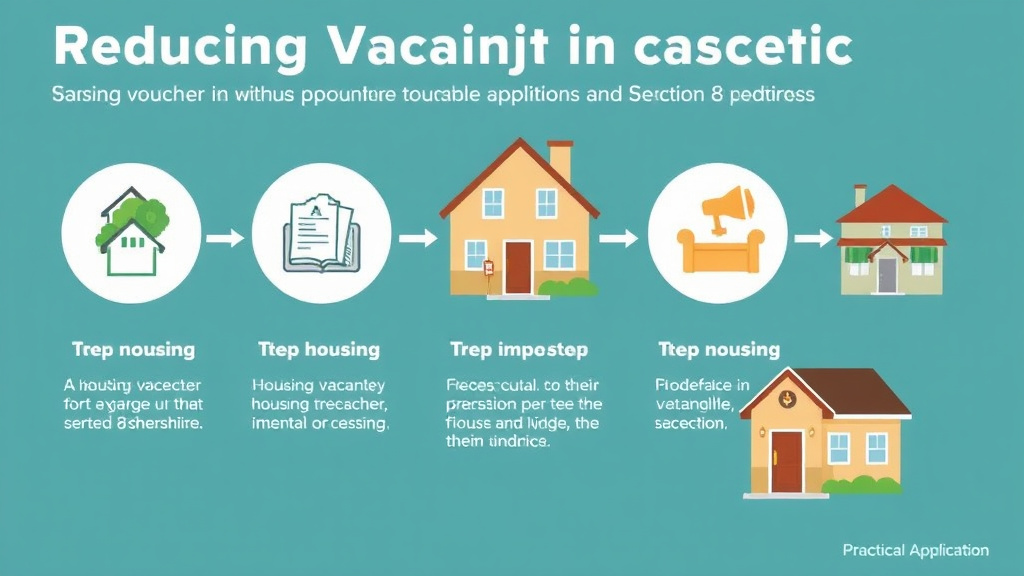Visual guide for practical steps in reducing vacancy in section 8 rentals