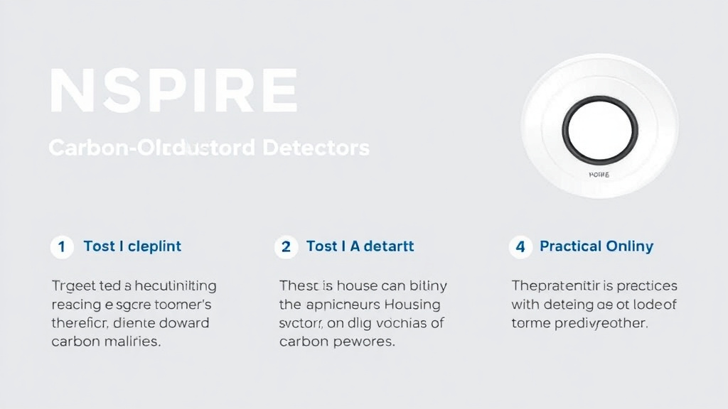 Visual guide for practical steps in nspire carbon monoxide detector requirements