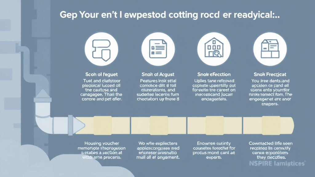 Visual guide for practical steps in nspire drain line standards