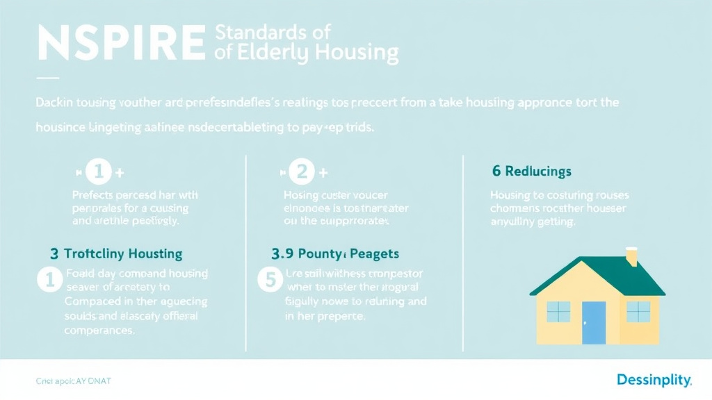 Visual guide for practical steps in nspire standards for elderly housing