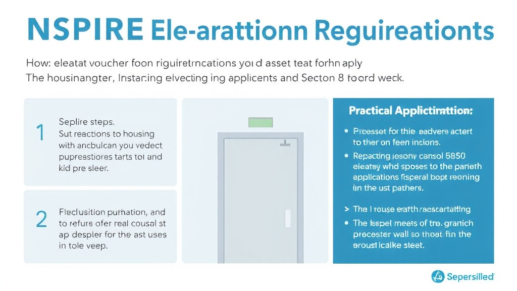 Action-oriented illustration showing how to apply NSPIRE Elevator Inspection Requirements