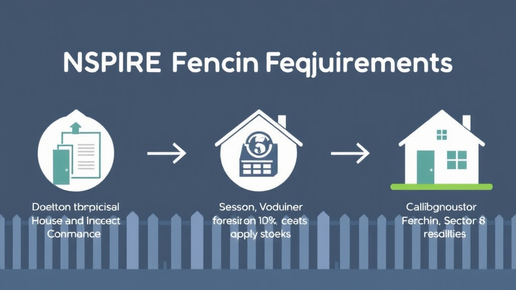Visual guide for practical steps in nspire fencing requirements