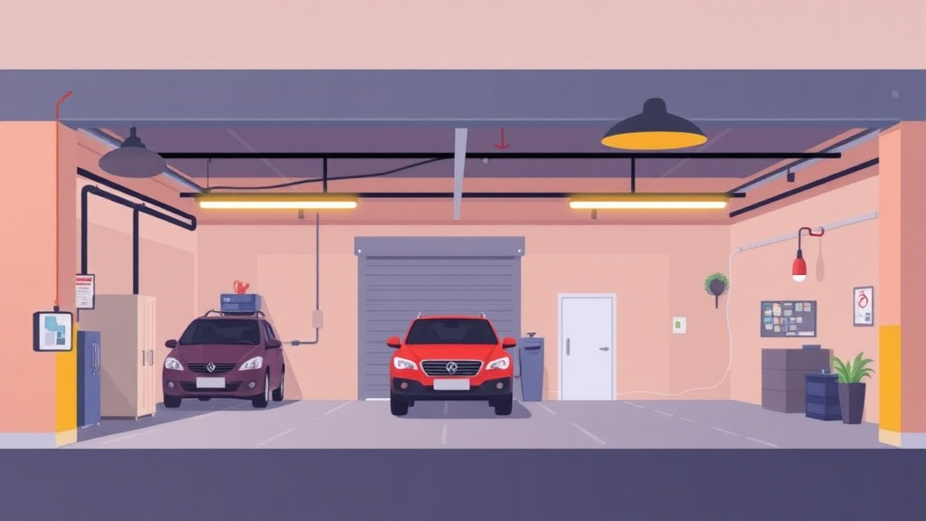 Illustration showing key concepts related to nspire garage inspection requirements