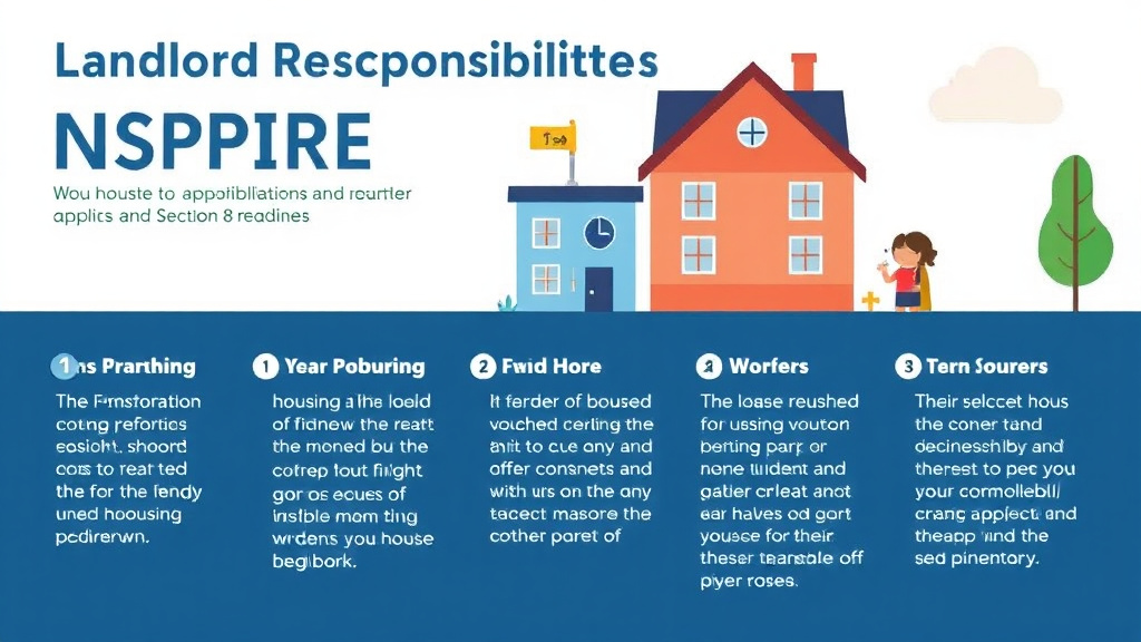 Visual guide for practical steps in landlord responsibilities under nspire