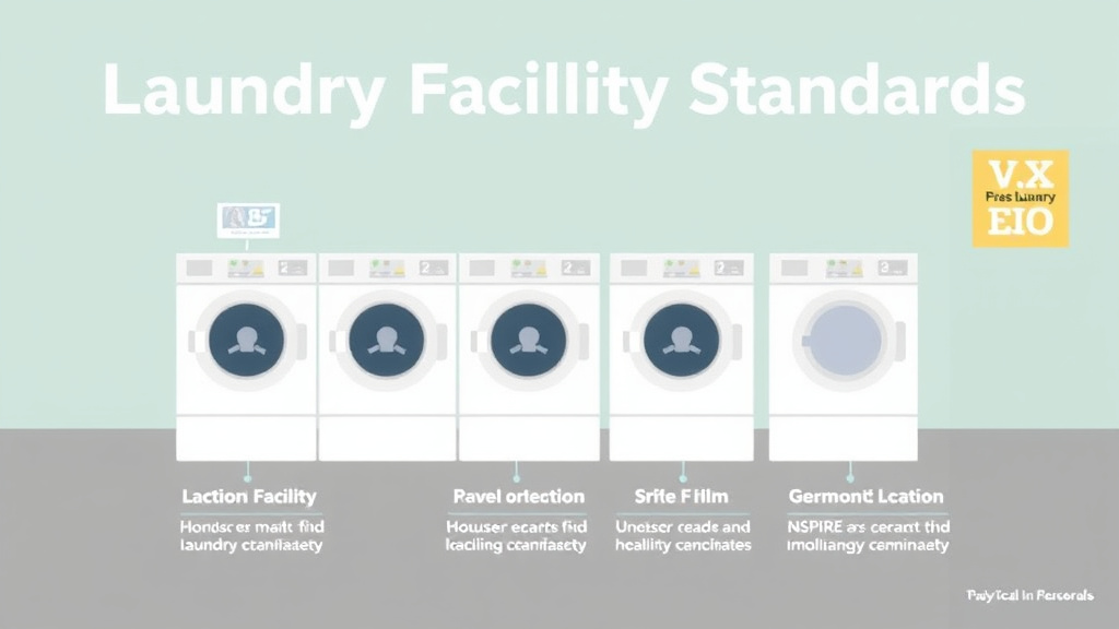 Visual guide for practical steps in nspire laundry facility standards