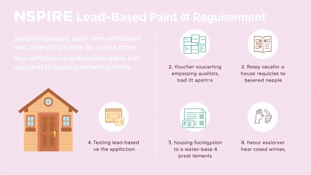 Visual guide for practical steps in nspire lead-based paint requirements