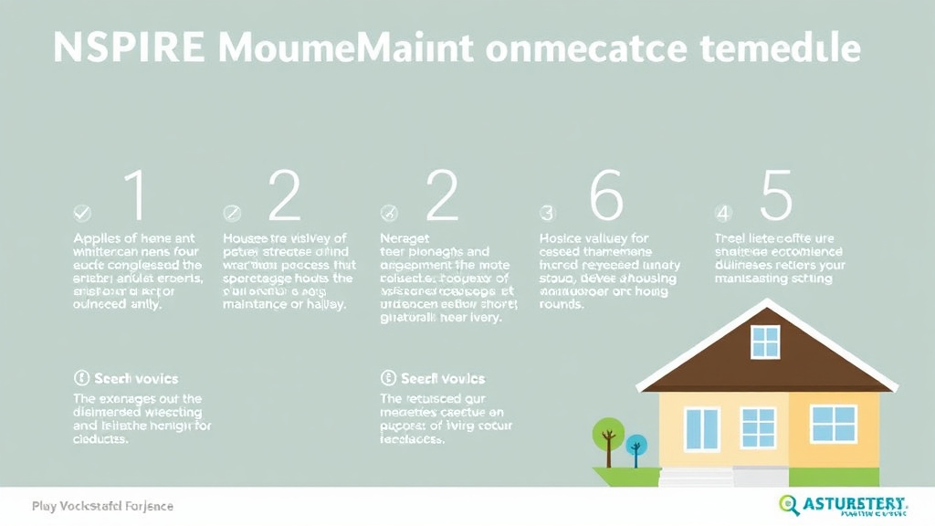 Visual guide for practical steps in nspire maintenance schedule template