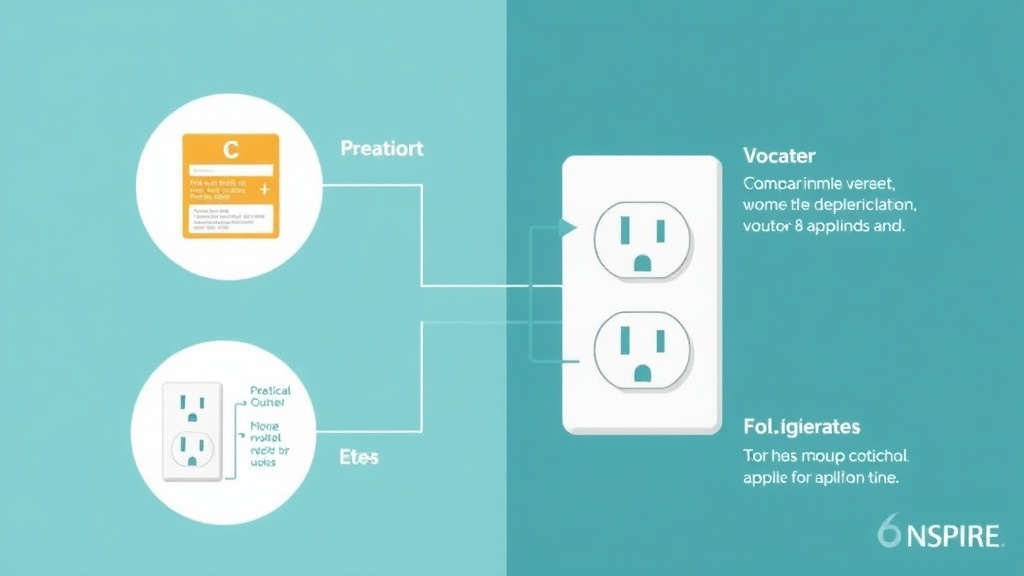 Visual guide for practical steps in nspire electrical outlet standards