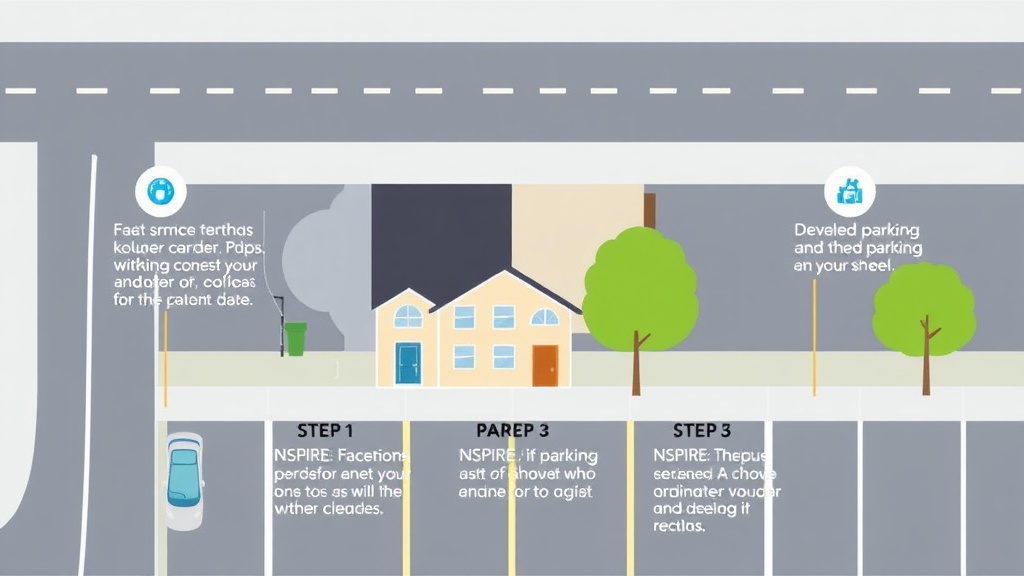 Visual guide for practical steps in nspire parking and lot standards