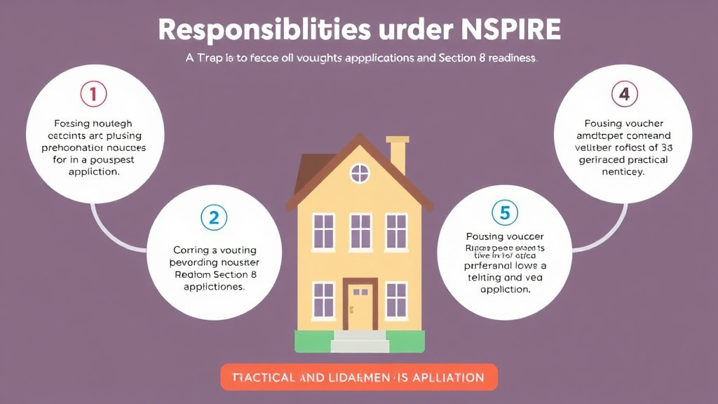 Visual guide for practical steps in pha responsibilities under nspire