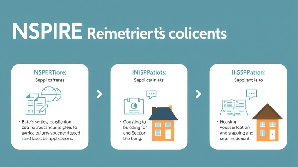 Visual guide for practical steps in nspire reinspection process