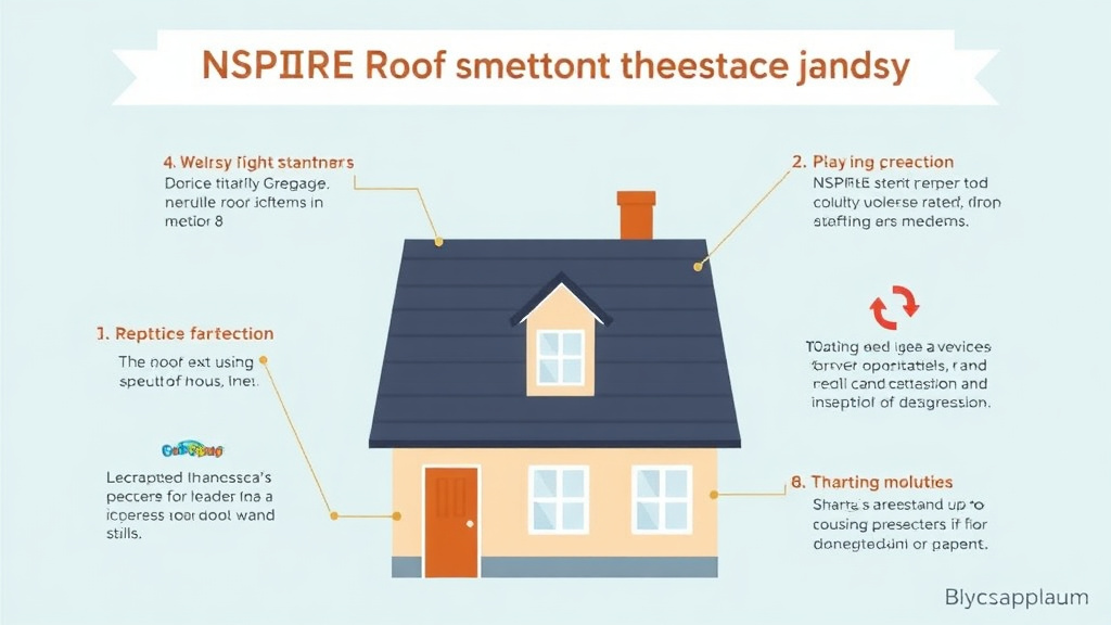 Visual guide for practical steps in nspire roof inspection standards