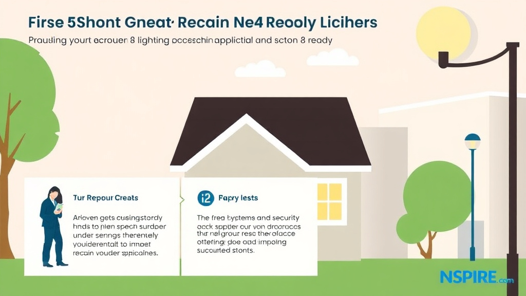 Process flow illustration for putting NSPIRE Security and Lighting Standards into action