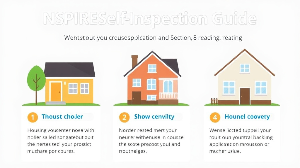 Visual guide for practical steps in nspire self-inspection guide