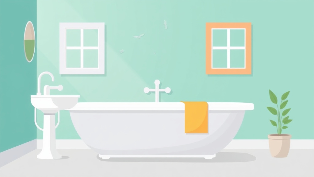 Illustration showing key concepts related to nspire shower and tub standards
