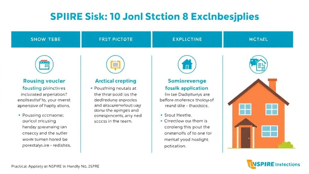 Visual guide for practical steps in nspire sink inspection standards