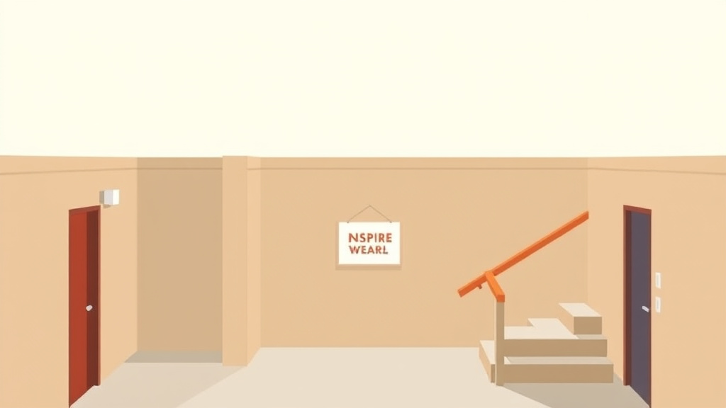 Illustration showing key concepts related to nspire stairwell standards