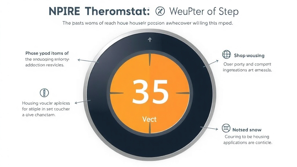 Visual guide for practical steps in nspire thermostat standards